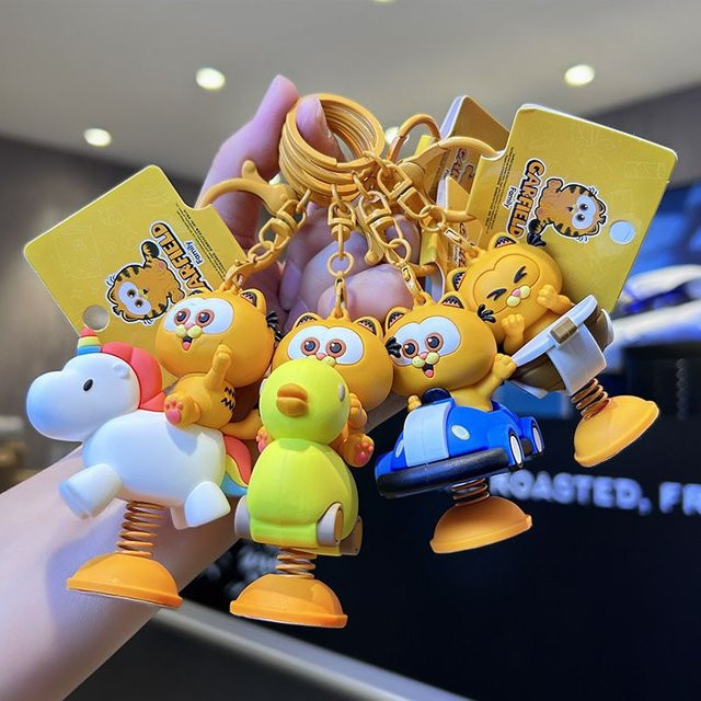 Garfield Shake Schlüsselanhänger, Rucksackanhänger, Stressabbau-Spielzeug - Bild 1