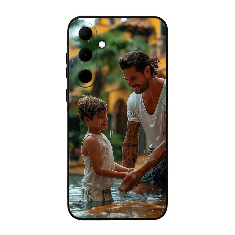Individuelle Schutzhülle für Samsung Galaxy A-Serie (A02 bis A06, A10 bis A16) in Schwarz - Bild 3