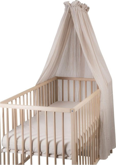 Julius Zöllner Betthimmel Voile für Babys in Beige und Sand - Bild 1