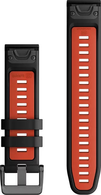Garmin Uhrenarmband Silikon, Schwarz, Unisex - Bild 1