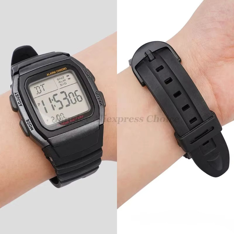 Casio Uhrenarmband, Silikon, Schwarz, Herren - Bild 3