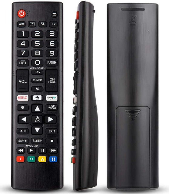 LG Universal-Fernbedienung für Smart TV LED OLED LCD UHD HDTV Plasma Magic Webos 3D 4K UHD HDR NanoCell in Schwarz - Bild 1