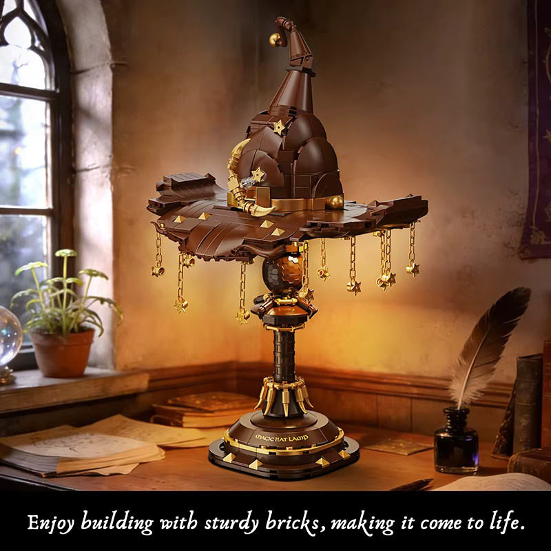 Hot Toys Harry Potter Zauberer-Hut Baustein-Set, Tischlampe, mit Lichteffekt - Bild 2