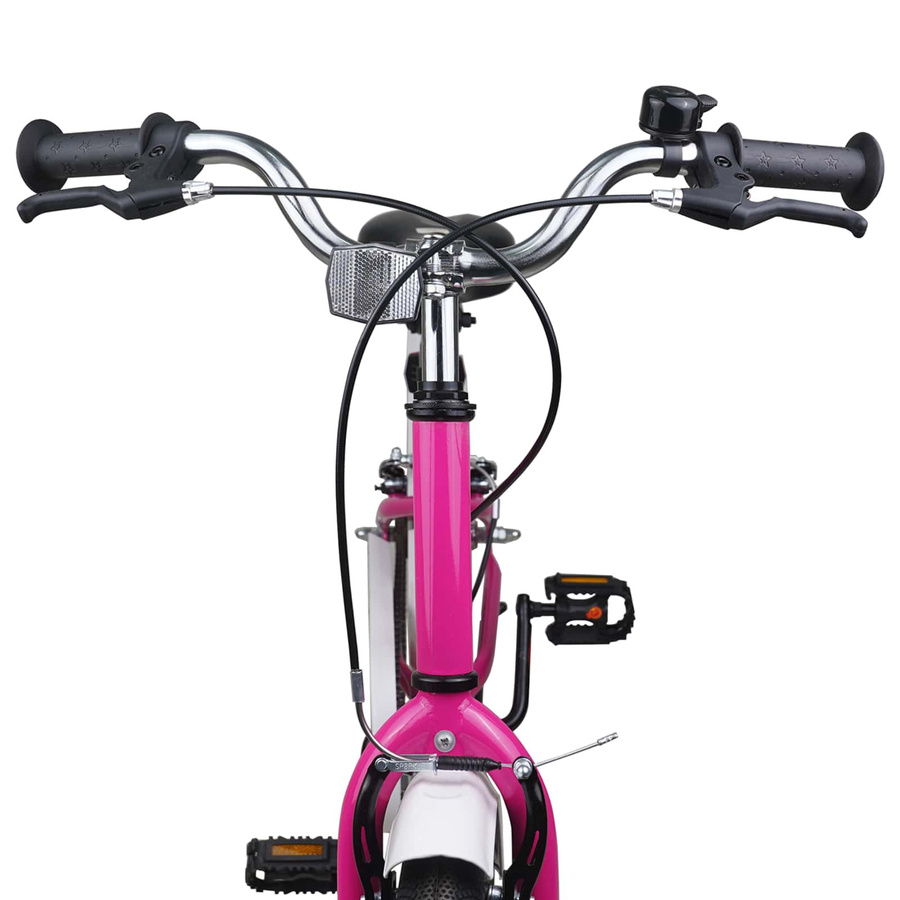 VD Home Furnishing Kinderfahrrad 22 Zoll Rosa & Weiß - Bild 1