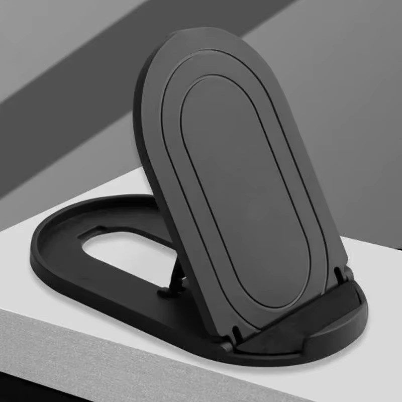 2er-Set faltbarer Desktop-Handyhalter aus Kunststoff in Grau für iPhone und Huawei - Bild 6
