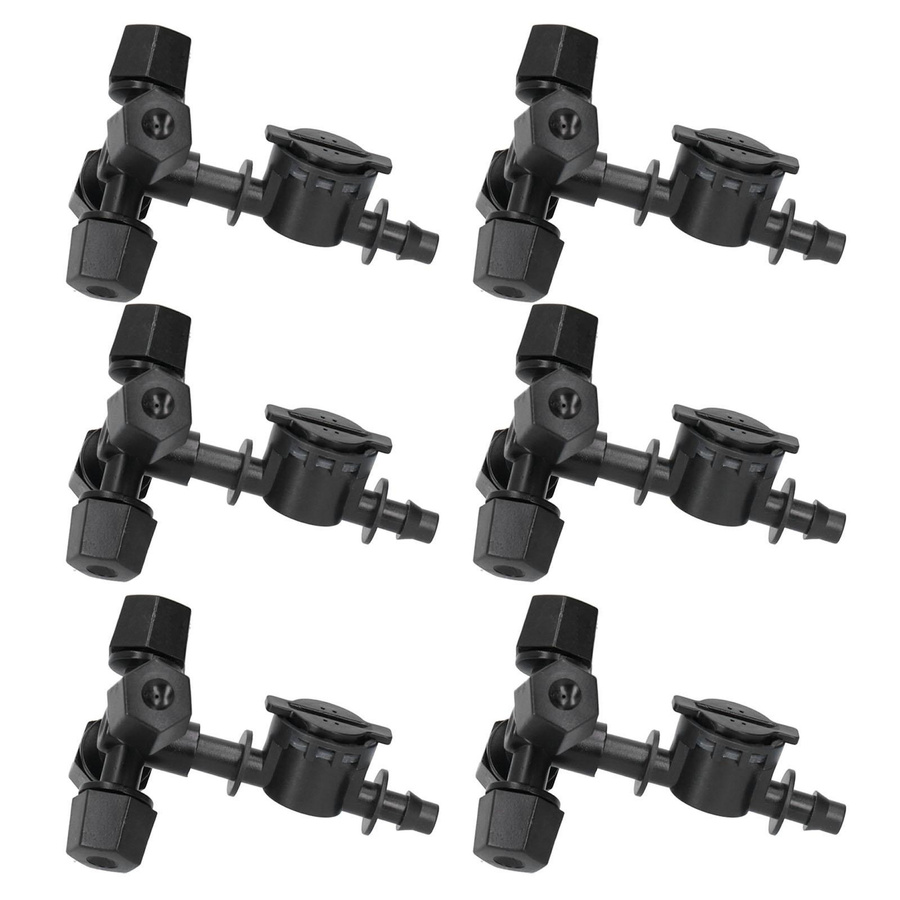 10er-Set mfySpace G1 8 Zerstäuber Sprühdüsen für Gewächshäuser und Gartenbewässerung in Schwarz - Bild 2