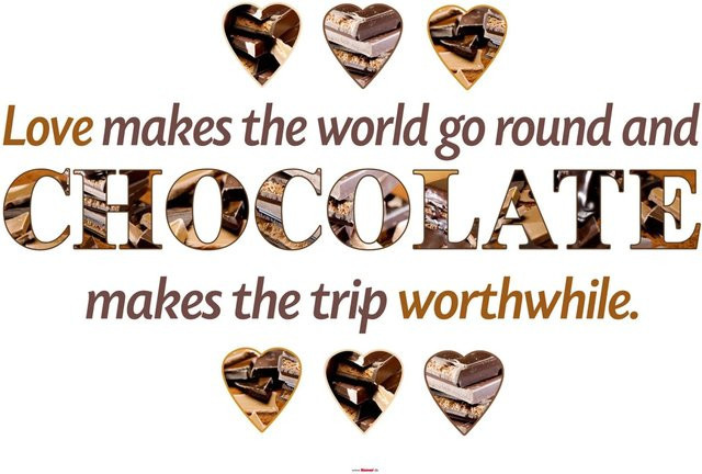 Komar Deko-Sticker Chocolate in Braun, B: 50 cm x H: 70 cm - Bild 1