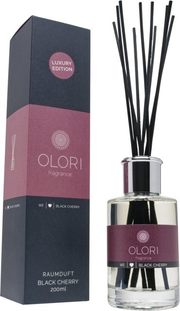 Olori Raumduft Black Cherry Reed Diffuser, fruchtig, 200 ml - Bild 1