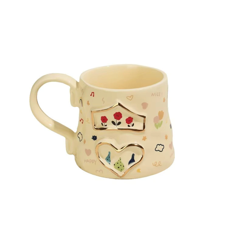 Niedliche Teetasse mit Cartoon-Tiermotiv für Kaffee und Tee in großer Kapazität - Bild 3
