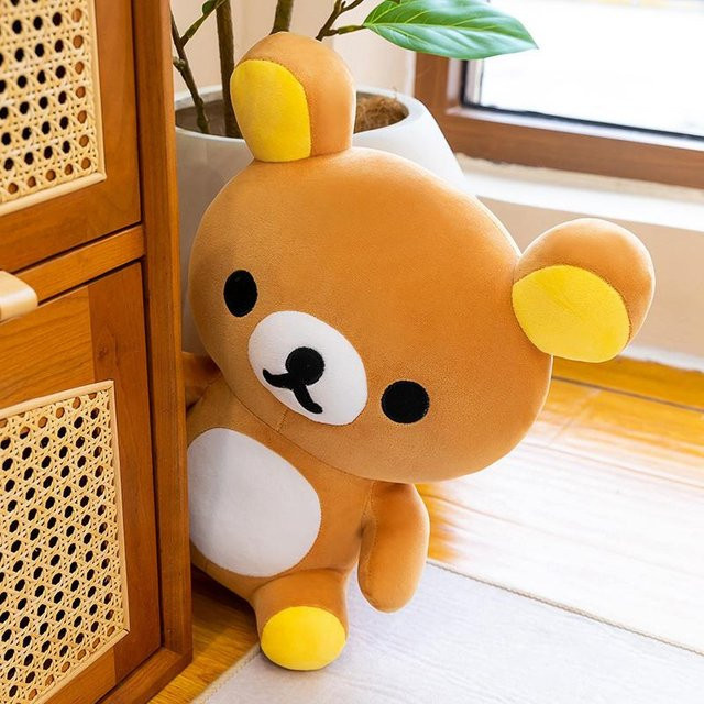 Rilakkuma Plüschtier, Brauner Bär, 40cm - Bild 1