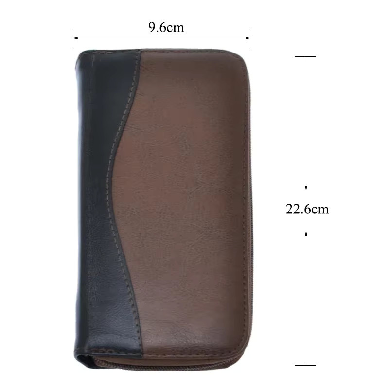 Meisha Haarschere Ledertasche, 2er-Set, Scherenhalter - Bild 3