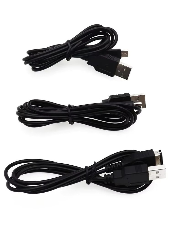 TingDong 2er-Set USB-Datenkabel zum Laden für Nintendo Switch, DS Lite, NDSi, 3DS, New 3DS XL und GBA SP in Schwarz - Bild 3