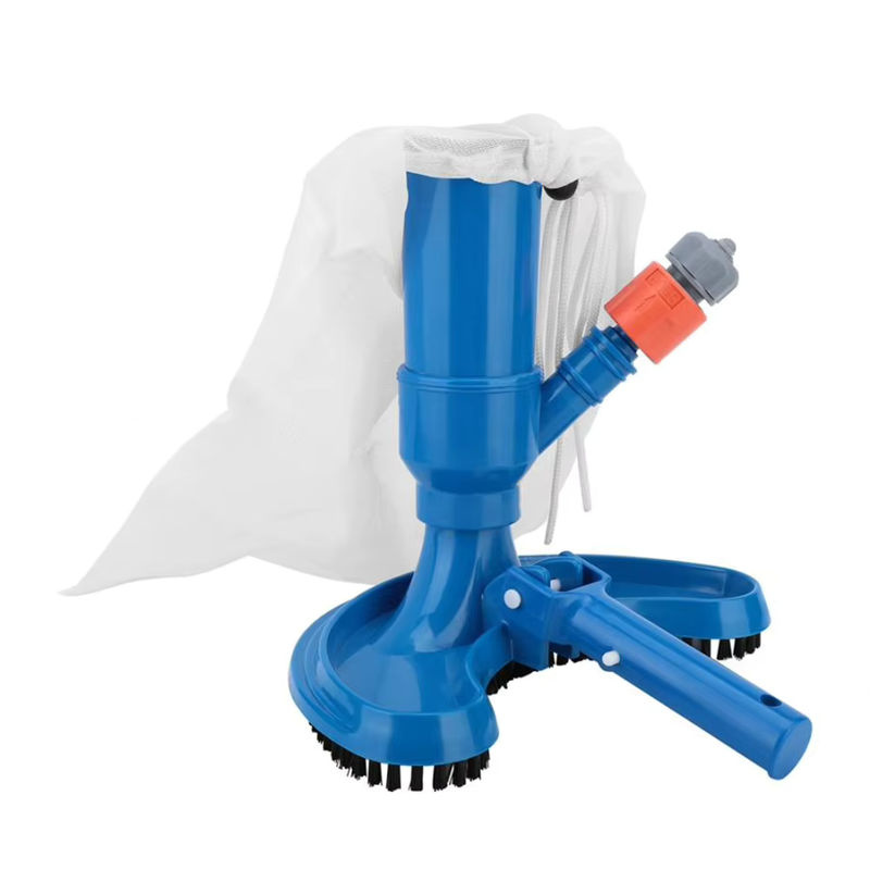 Professionelles Pool-Sauger Set mit Bürste für Schwimmbecken und Spa in Blau - Bild 3