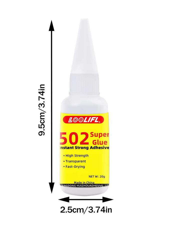 LOOLIFL 502 Superkleber transparent universeller Mehrzweckkleber für Haushalt und Industrie - Bild 6
