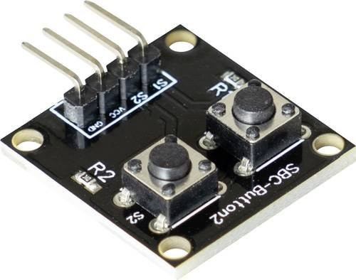 Joy-it SBC-Button2 Erweiterungsboard in Schwarz - Bild 1