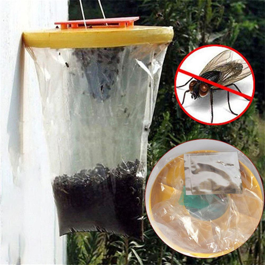 Hängende Fliegenfalle für den Außenbereich zur Nutzung in Scheunen, Ställen und Höfen - Bild 7