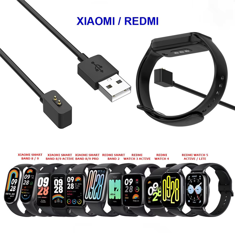 Xiaomi USB Magnetisches Ladegerät für Redmi Watch 4, 3 Band 2 und Mi Band 8 Pro in Weiß - Bild 4