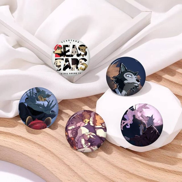 Bilibili Anstecknadel Cartoon Beastars, Bunt - Bild 1
