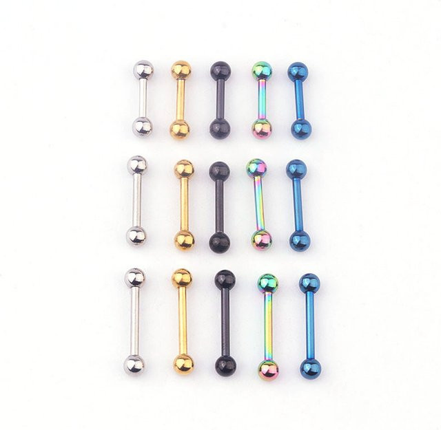 mling Nasenstecker, Edelstahl, Bunt, Unisex, 5 Stück/Set - Bild 1