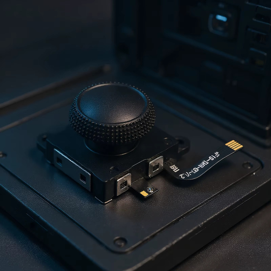 APWIKOGER TMR-Sensor-Joystick Ersatz: Analoger Elektromagnetischer Thumbstick in Schwarz für Nintendo Switch, OLED und Lite Joy-Con - Bild 4