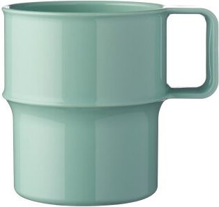 Mepal Henkelbecher Basic 314 Becher in Retro Green stapelbar und spülmaschinenfest - Bild 1
