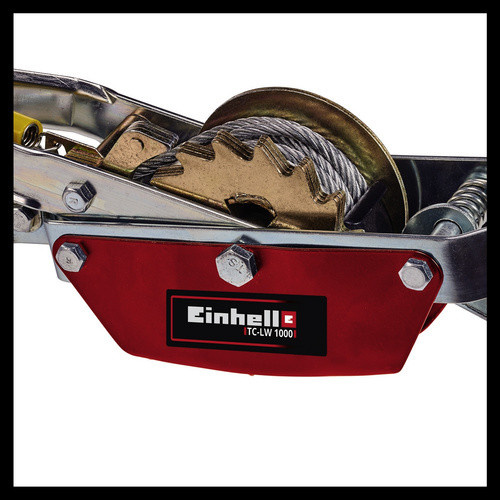 Einhell Handhebelseilzug TC-LW 1000 in Rot zum Ziehen und Spannen von Lasten - Bild 2