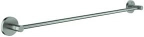 Grohe Badetuchhalter Essentials aus Edelstahl in Silber mit verdeckter Befestigung, Breite: 60 cm - Bild 1