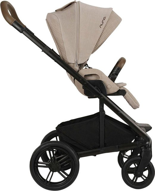 Nuna Kinderwagen MIXX next Kombikinderwagen in Beige mit Schwenkrädern und Regenverdeck - Bild 1