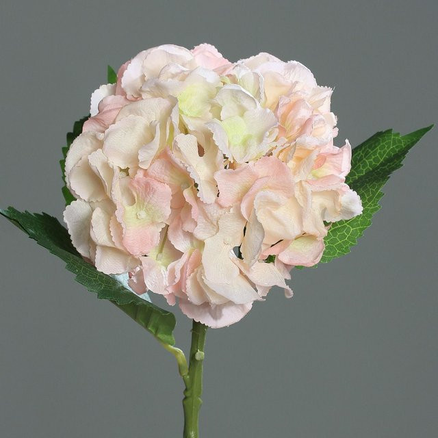 Künstliche Hortensie in Pink und Grün - Bild 1