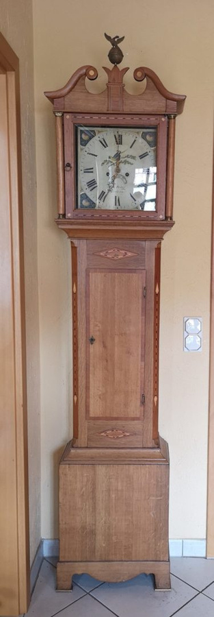 Standuhr Eiche, England, um 1800 - Bild 1