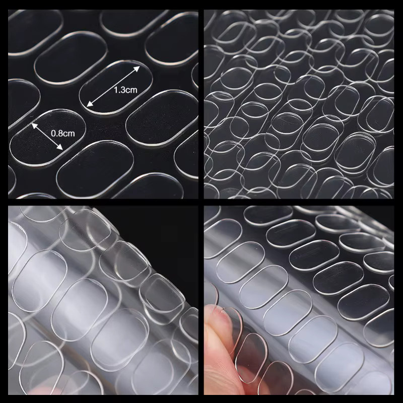 XMSJ Doppelseitige Klebepunkte Transparent, Abnehmbare und Wasserdichte Klebepads für Basteln, Poster und Wanddekoration - Bild 4