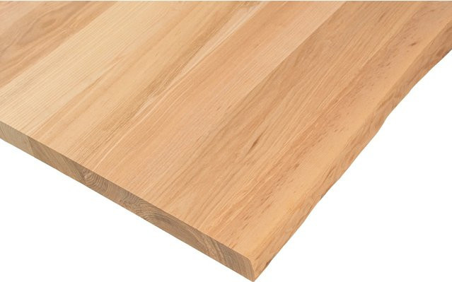 Rettenmeier Tischplatte Esche mit Baumkante in Beige, B/T/H: 120 x 80 x 2,6 cm - Bild 1