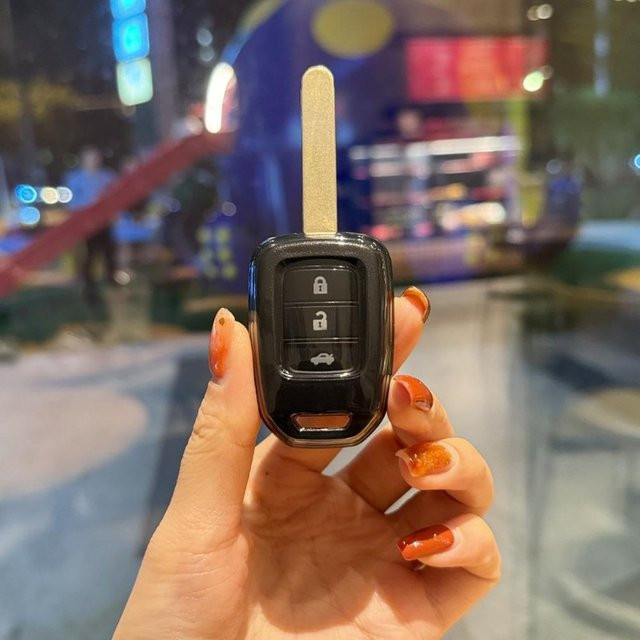 Ritimsso TPU Autoschlüssel Abdeckung für Honda Accord und Civic mit 2 3 oder 4 Tasten - Bild 1