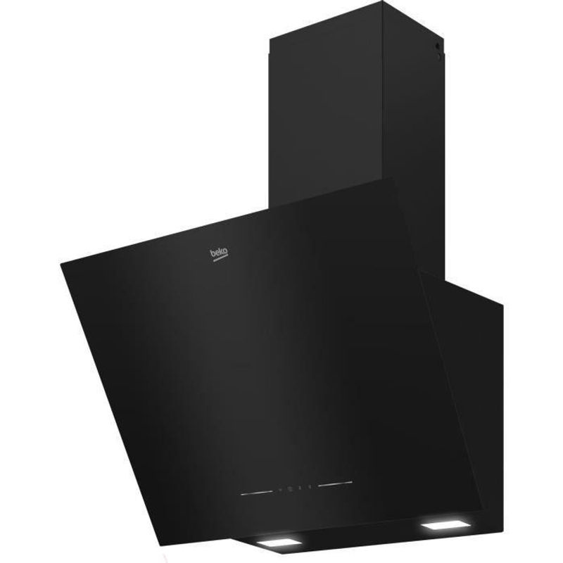 Wandesse Beko BHCA62422BBH in Schwarz mit Glasplatte, Breite: 60 cm - Bild 2