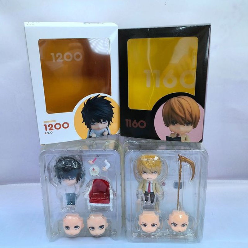 Bandai Death Note Anime Actionfigur Light Yagami als bewegliche PVC Nendoroid Figur in Mehrfarbig für deine Desktop-Dekoration - Bild 1