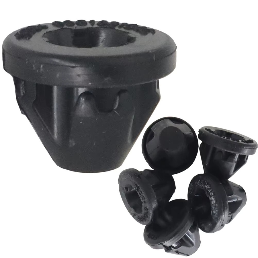 6er Set XUKEY Auto Motor Abdeckung Tülle Gummi Steckdose für VW Golf Polo Audi A4 A6 Skoda Octavia in Schwarz - Bild 4