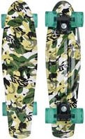 Retro Skateboard Free Spirit Camouflage Schildkröt - Bild 1