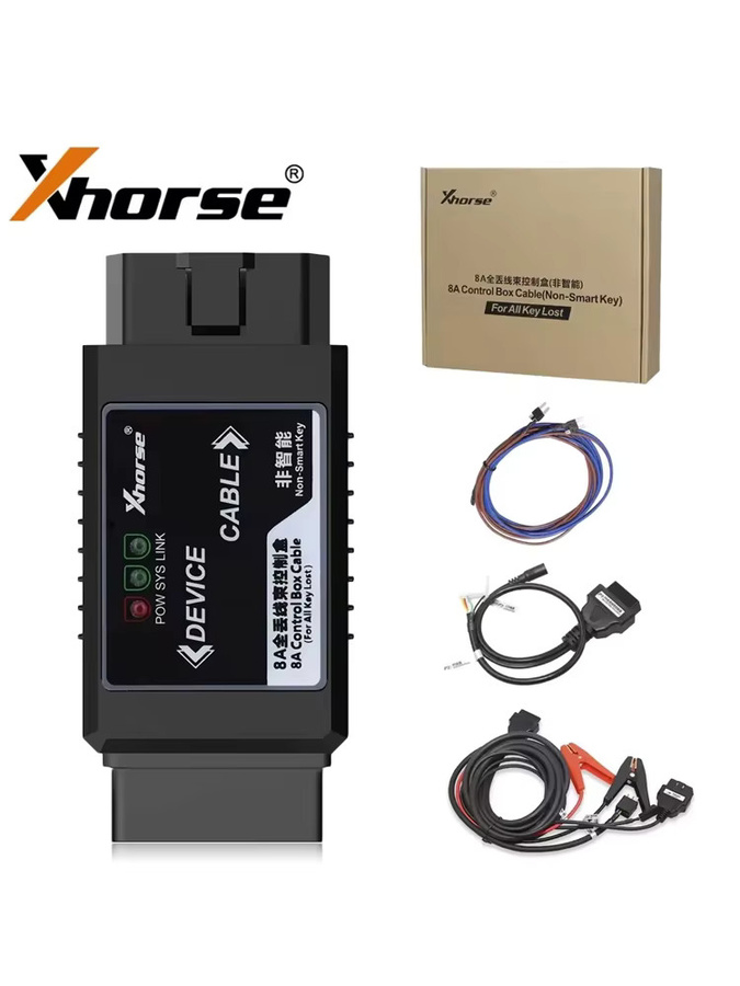 Xhorse VVDI 8A Non-Smart Key Adapter für Toyota in Schwarz zur Verwendung mit VVDI2, VVDI Max und Mini OBD Werkzeugen - Bild 5