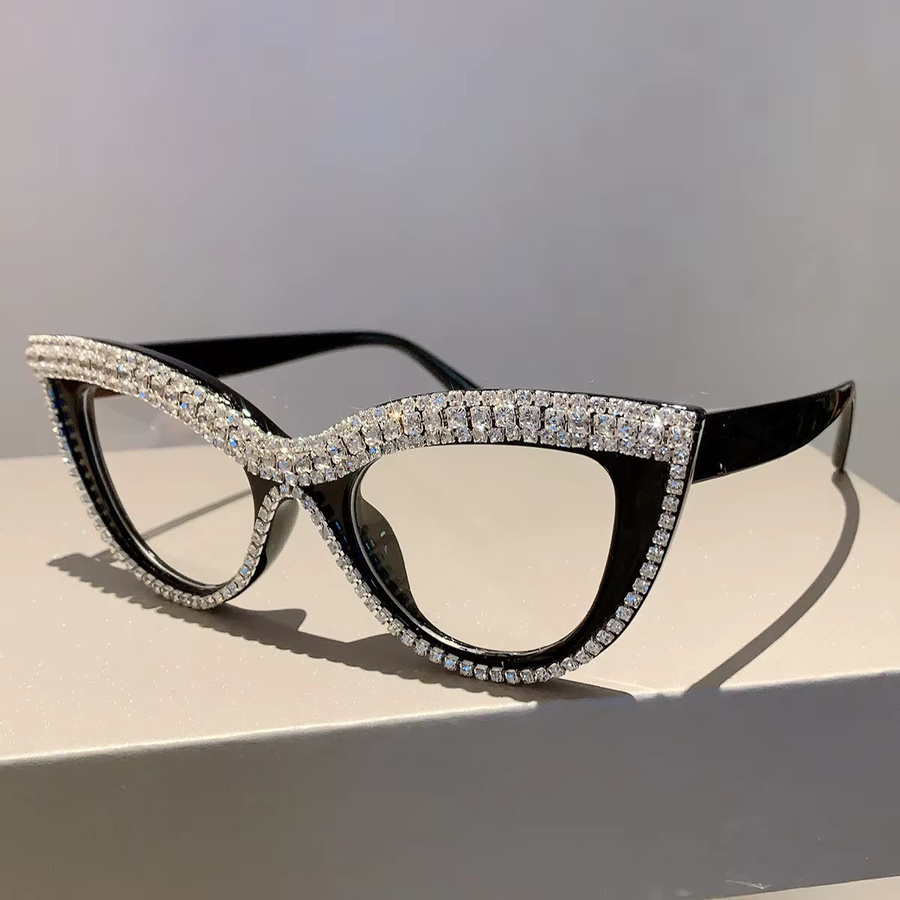 VABBON 8518-1 Lesebrille Cat Eye, Vollrand, Kunststoff, Schwarz - Bild 2