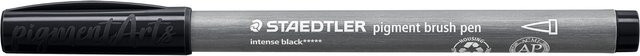 Staedtler Pigment Brush Pen in Intensiv Schwarz - Bild 1