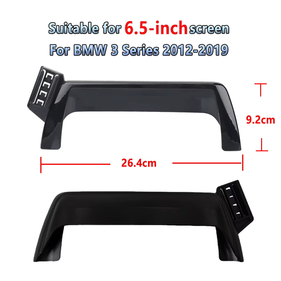 Magnetische kabellose Autotelefon-Halterung für BMW 3er (2012–2019) mit 6,5 Zoll Display, Schwarz - Bild 3