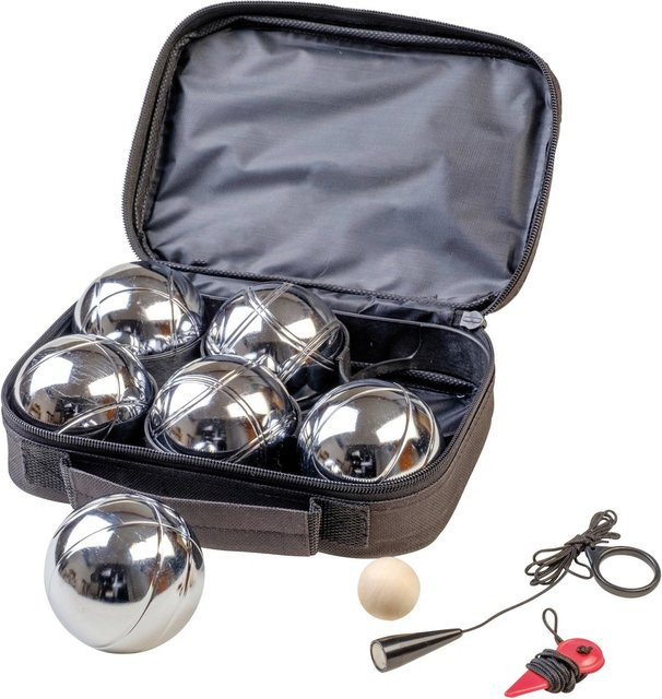 Happy People Boulekugeln in Nylontasche, Metall, 6-teiliges Set - Bild 1