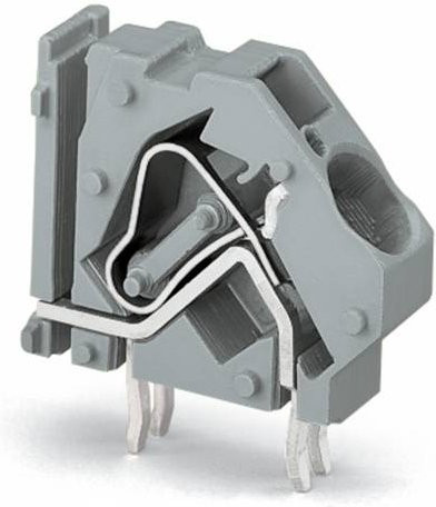 WAGO Leiterplattenklemme 745-851/006-000, Grau, 100 Stück - Bild 1