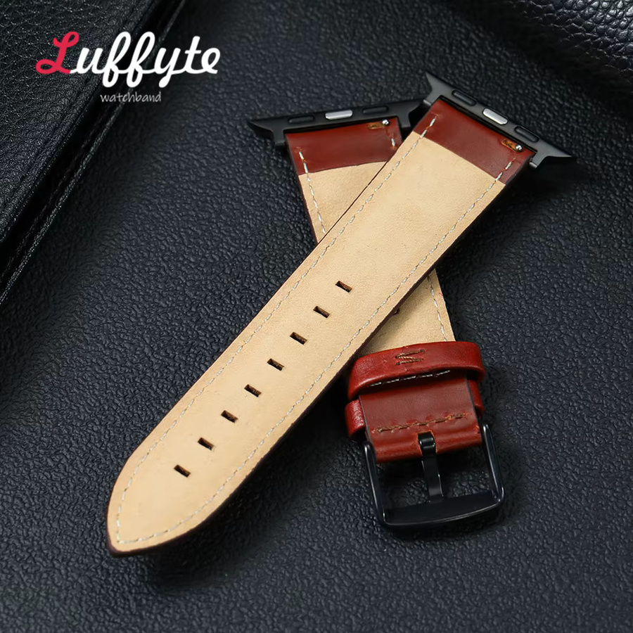 Luffyte Uhrenarmband Leder, Unisex - Bild 2