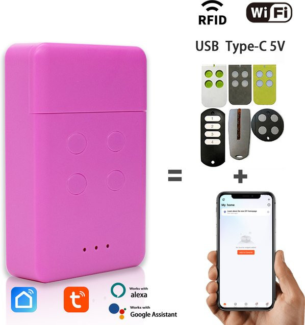 Mhouse GTX4 TX3 TX4 Tuya Smart APP Fernbedienung 433,92 MHz Sender Garagentoröffner RF+WIFI 2-in-1 Controller - Bild 1