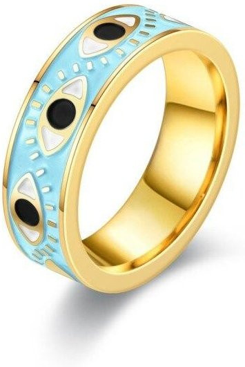 YIRAN Jewelry Knöchelring, Emaille, himmelblau, Damen - Bild 1
