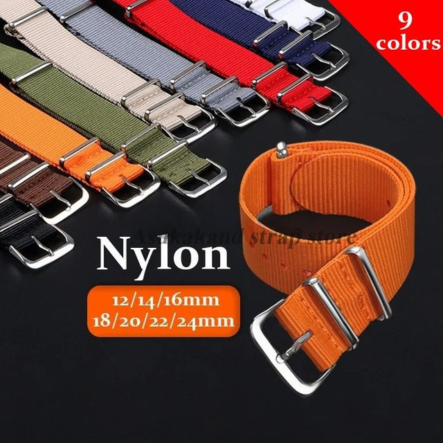 asukaband Uhrenarmband Nylon, Textil/NATO, Unisex - Bild 1