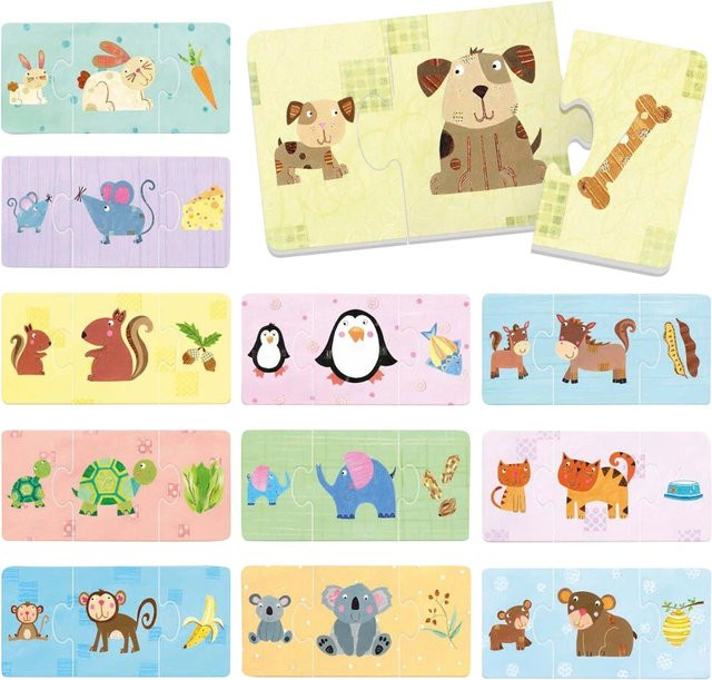 Headu Lernspiel Tierkinder & ihr Futter, Lernspiel, ab 2 Jahren - Bild 1
