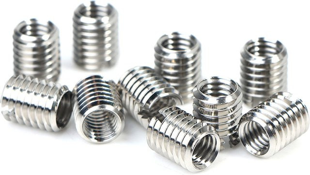 Sommer6 Gewindeadapter Set aus Edelstahl M8 Stecker auf M6 Innengewinde, 10 Stück, Silber - Bild 1