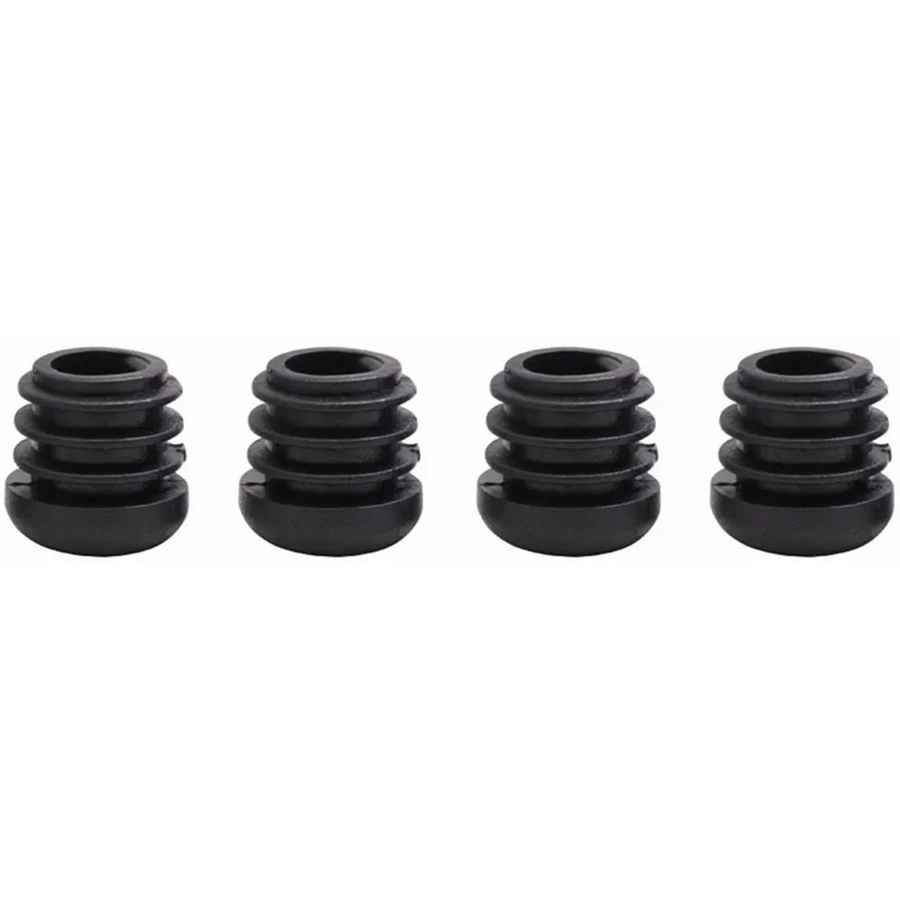 Siena Garden Fußkappen-Set Universal für Geflechtmöbel rund Schwarz Ø 22 mm - Bild 2